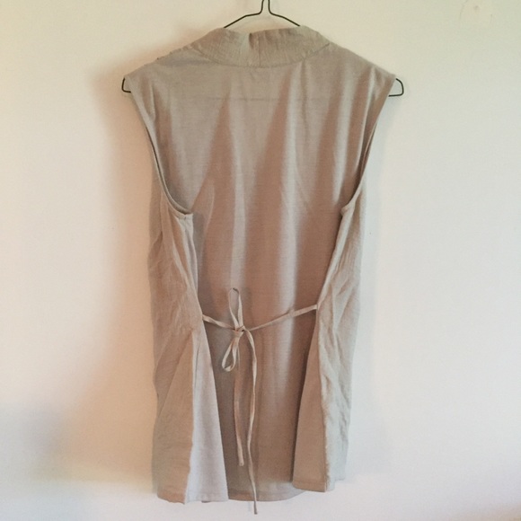 Coldwater Creek Petite Small Linen Blouse - Picture 3 of 3